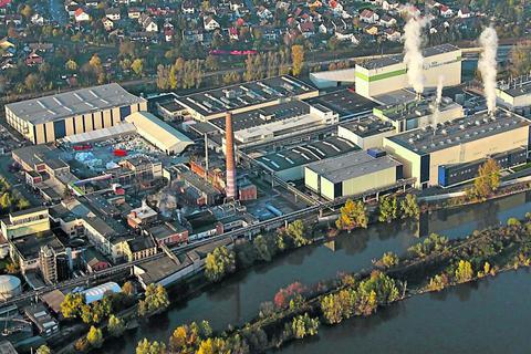 Die Kostheimer Papierfabrik ist die größte ihrer Branche in ganz Hessen. Foto: SCA  Foto: SCA