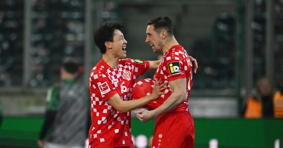 Mainz 05 jubelt auch in Gladbach und klettert auf Platz drei