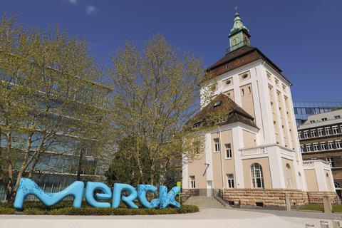Die Zentrale von Merck in Darmstadt. 