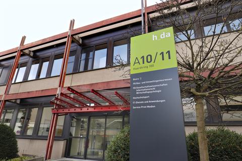 Das Land Hessen ist für zahlreiche Gebäude, hier die Hochschule Darmstadt, verantwortlich.