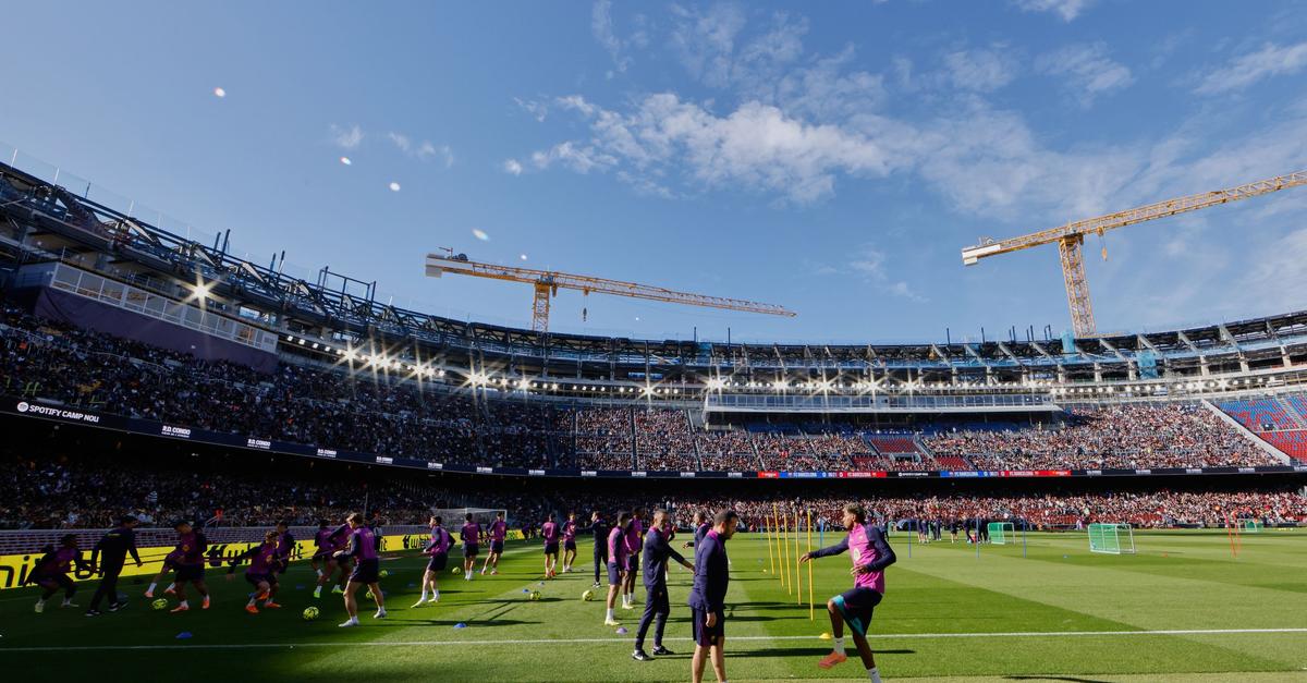 Barcelona bo tekmo Lige prvakov proti Eintrachtu gostila na Spotify Camp Nou