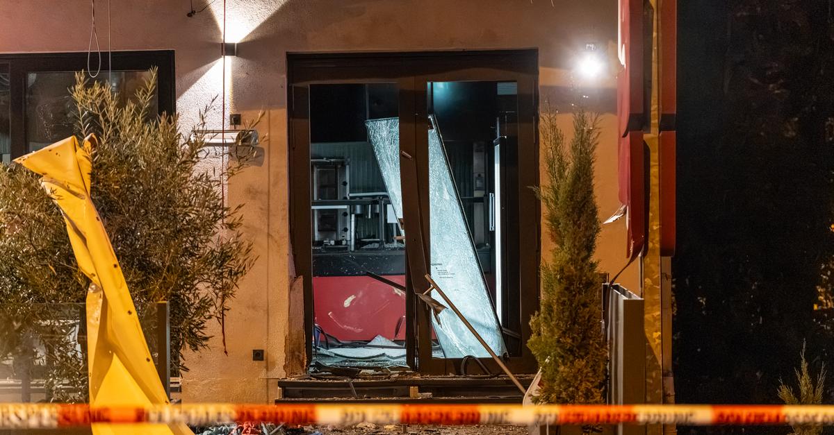 Explosion in kebab shop in Hofheim