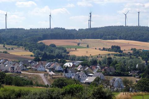 Am Windpark bei Laufenselden ist die Bürgergenossenschaft mit zehn Prozent beteiligt.