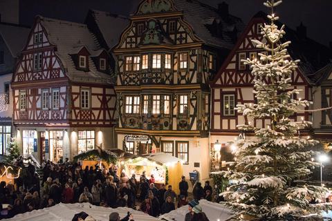 Ob es Schnee gibt beim diesjährigen Weihnachtsmarktwochenende in Idstein, ist derzeit eher unwahrscheinlich.