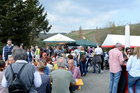 Bei schönem Wetter gut besucht: das Wildschweinfest der SPD in Kiedrich. Foto: DigiAtel/Heibel