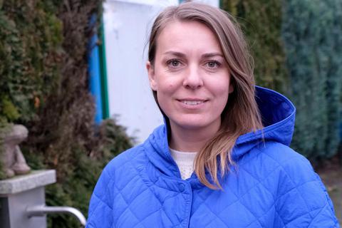 Die Ukrainerin Oksana Byrka lebt seit Mitte März in Taunusstein und ist dort als Psychologin tätig. © Martin Fromme