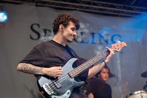 Die Band "Sperling" bei ihrem Auftritt auf dem Open Ohr. Foto: Tim Würz