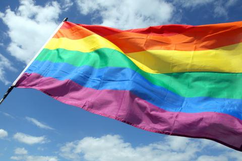 Die Regenbogenfahne steht für Vielfalt.