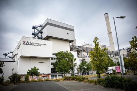 Müllheizkraftwerkt Darmstadt.