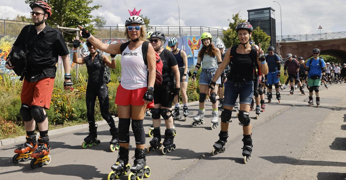 Im Pulk gemeinsam in den Rheingau gleiten