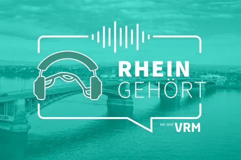 Rheingehört: Junge Journalisten blicken gemeinsam mit erfahrenen Reportern der VRM auf aktuelle Themen und bewegende Geschichten zwischen Rhein und Taunus.  Grafik: VRM