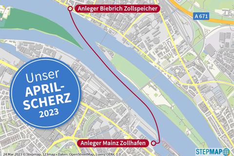 Das RheinRad-Shuttle zwischen Mainz und Wiesbaden ist nicht in Planung - sondern der Aprilscherz der Kurier-Stadtredaktion.