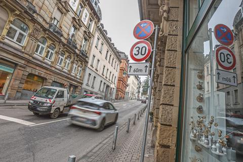 Auch in der Geisbergstraße hatten sich Anwohner über zu schnelle Autos beklagt.