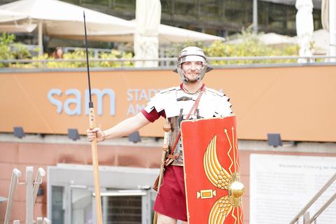Ursprünglich war die Facebookseite für das Stadtmuseum gegründet worden. Hier ein Bild vom Römertag des Museums.