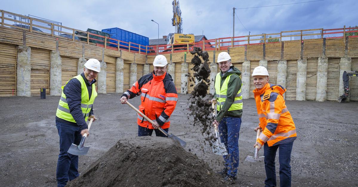 Spatenstich für das neue Umspannwerk an der Deponiestraße