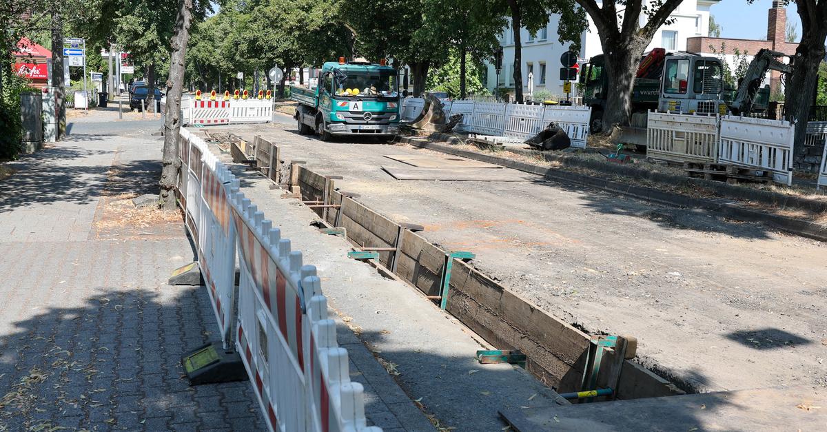 Neue Route für Buslinie 6 in Wiesbaden nach Wasserrohrbruch auf Platter ...