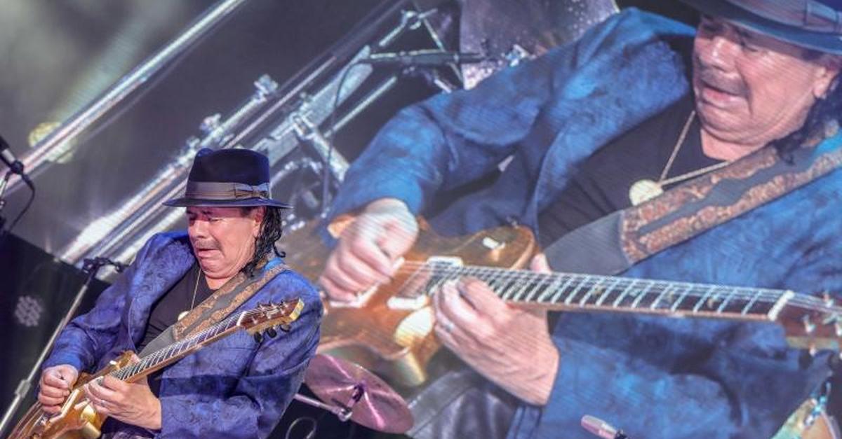Carlos Santana gibt Open Air-Konzert in Brita-Arena