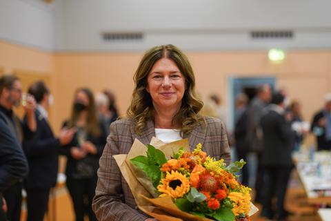 Christiane Hinninger (Grüne) ist das sechste hauptamtliche Mitglied des Wiesbadener Magistrats. Foto: Johannes Lay