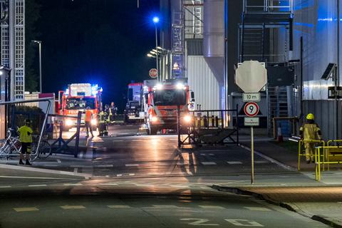 Auf dem Werksgelände der Firma Essity in Mainz-Kostheim ist am 14. August ein Gefahrenstoff ausgetreten.