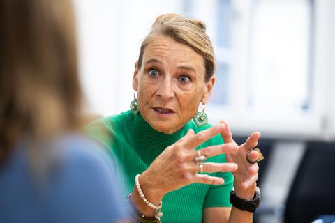 Marion Hebding, Geschäftsführerin von Eswe Verkehr.
