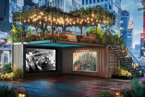 Freiluft-Kino und Streetart-Mix: Ideen fr die Fugngerzone zur Belebung  der Innenstadt von Wiesbaden
