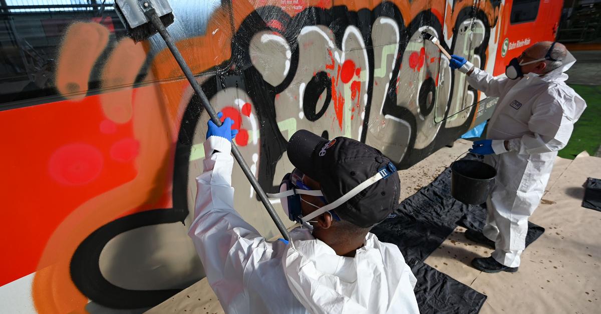 Berlin vorn: Mehr Züge und Bahnanlagen beschmiert