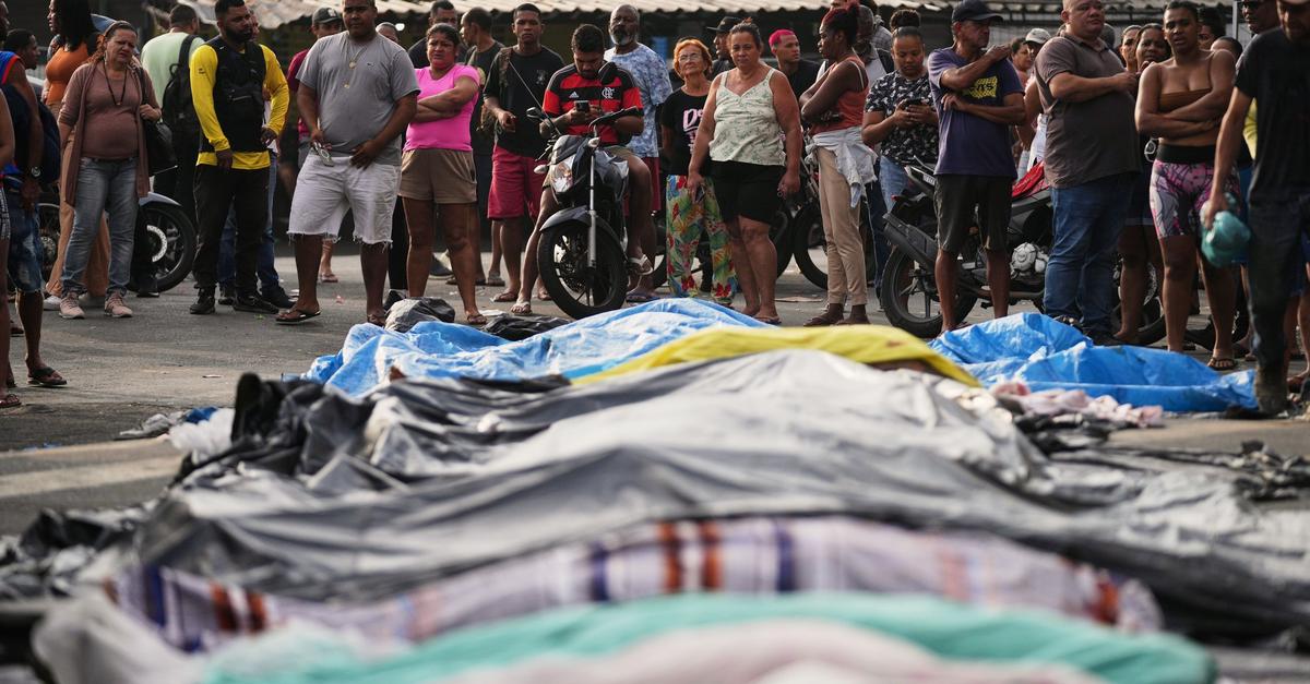 132 Tote nach Polizeieinsatz gegen Drogenbande in Rio