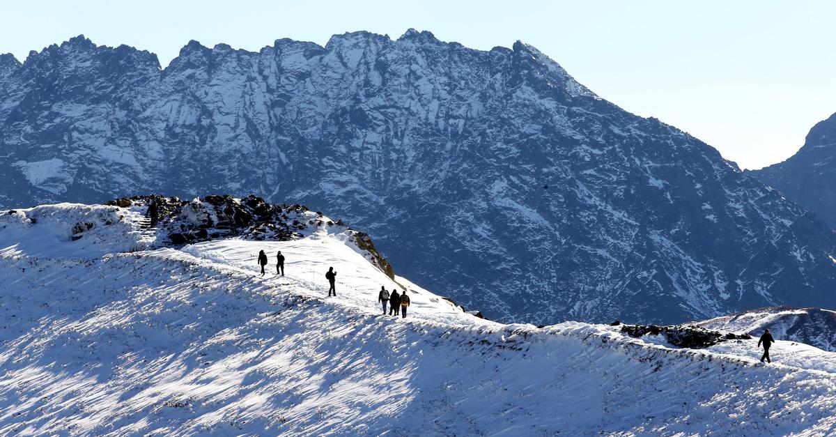 Paar steigt mit Baby auf Tatra-Gipfel - Rettungseinsatz