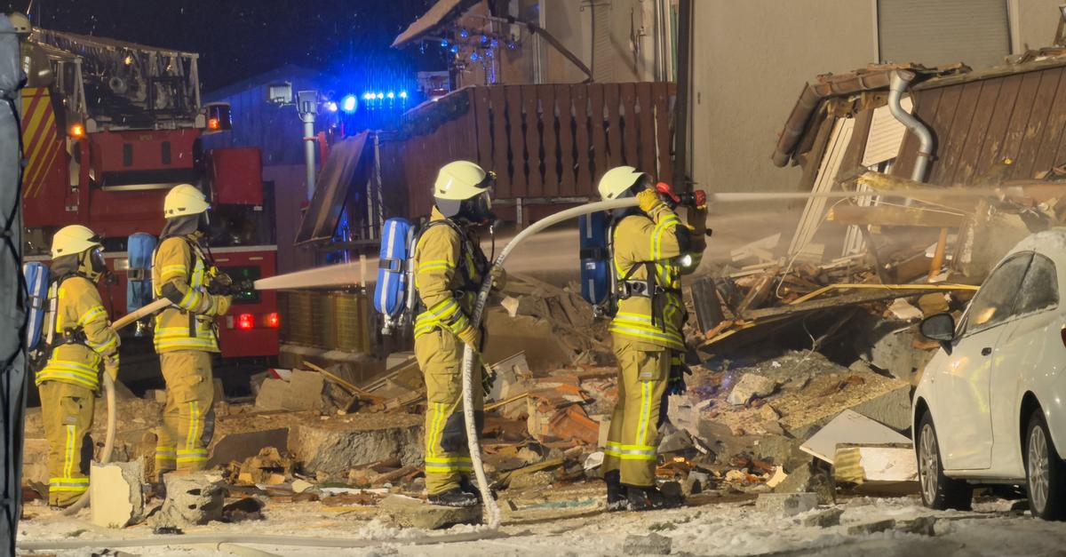 Familie vermisst nach Wohnhaus-Einsturz in Albstadt