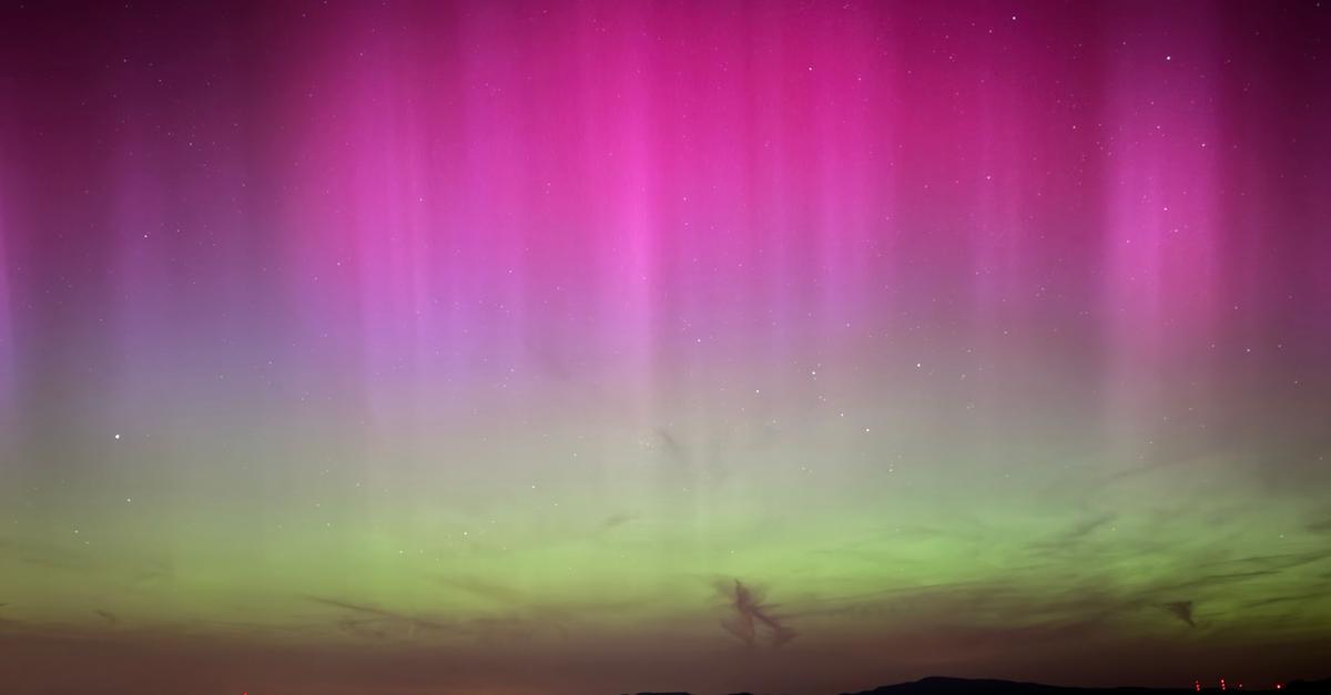 Kräftiger Sonnensturm sorgt für Polarlichter bis nach Bayern