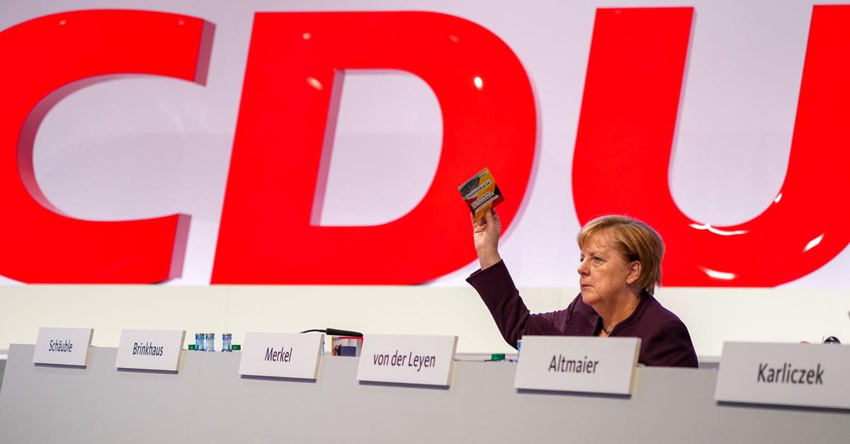 Merkel-erstmals-seit-Kanzlerschaft-bei-einem-CDU-Parteitag