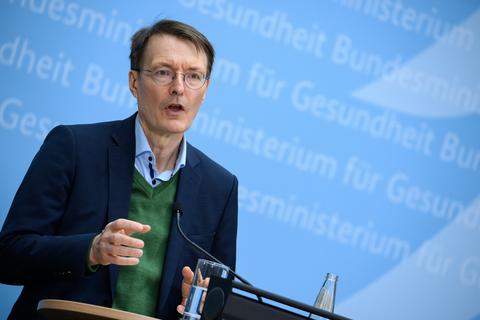 Bundesgesundheitsminister Karl Lauterbach. Foto: dpa/Bernd von Jutrczenka