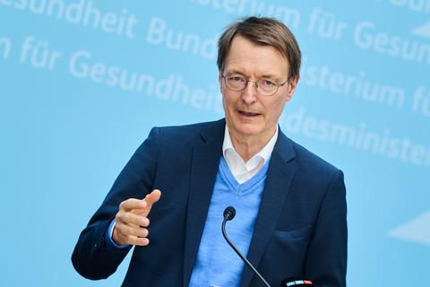 Bundesgesundheitsminister Karl Lauterbach. Foto: dpa