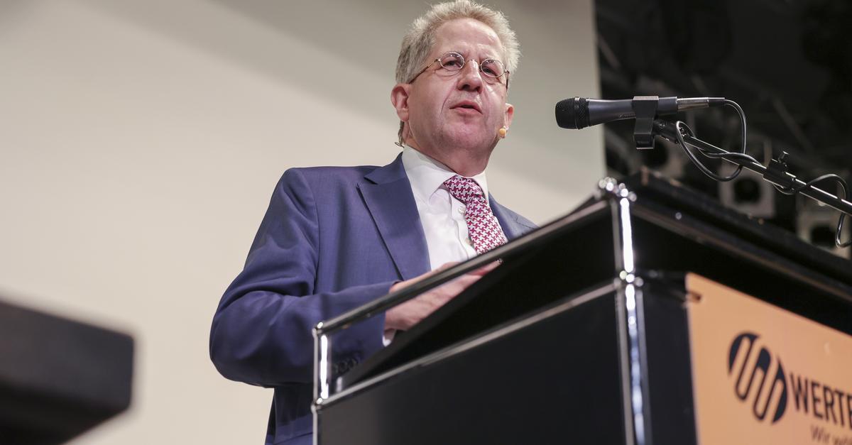 Werteunion: Hans-Georg Maaßen sieht Meinungsfreiheit zunehmend bedroht