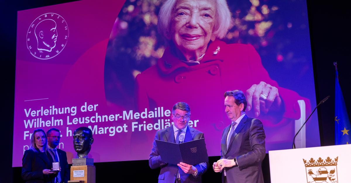 Hesse honors Holocaust survivor Margot Friedländer with highest award