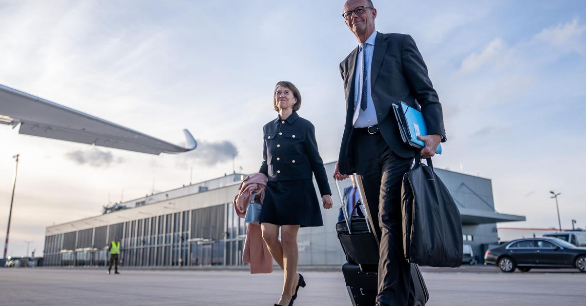 Merz besucht Erdogan - mit Ehefrau Charlotte