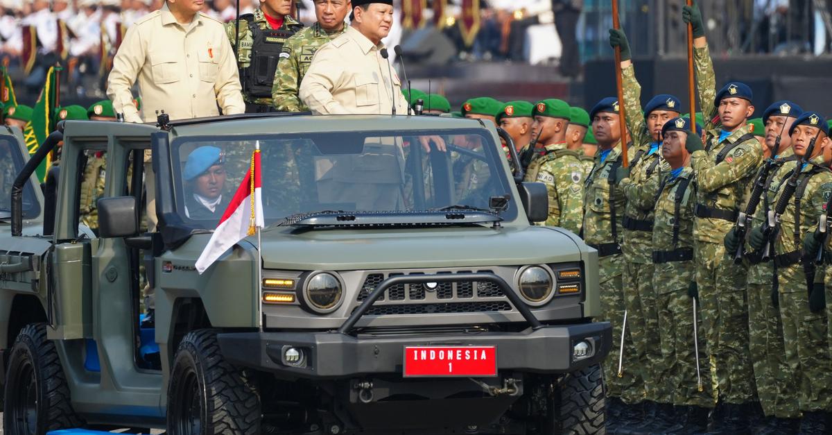 Indonesien bereitet 20.000 Soldaten für Gazastreifen vor