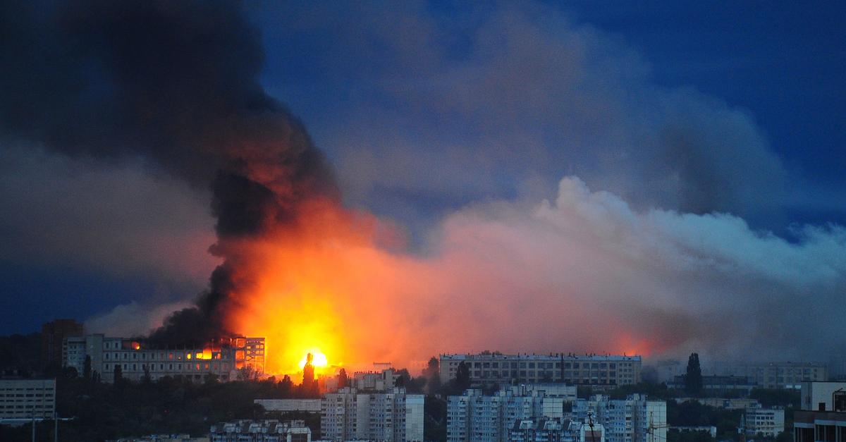 Dutzende-Verletzte-bei-Drohnenangriff-auf-Charkiw-gemeldet