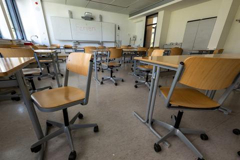 Leeres Klassenzimmer