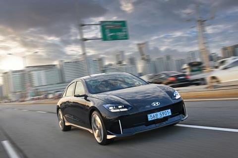 Äußerst windschnittig: Ecken und Kanten hat Hyundai dem Ioniq 6 im Windkanal ausgetrieben. © Hyundai/dpa-tmn