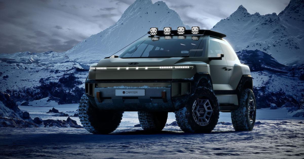 Hyundai predstavlja robustnega terenca Crater na avtomobilskem salonu v Los Angelesu