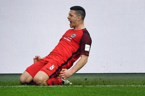 Eintracht-Torjäger Luka Jovic. Foto: dpa