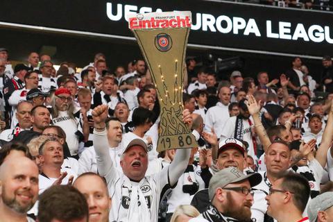 Die Eintracht-Fans sehnen den ersten internationalen Titel seit 1980 herbei. Foto: Marc Schüler