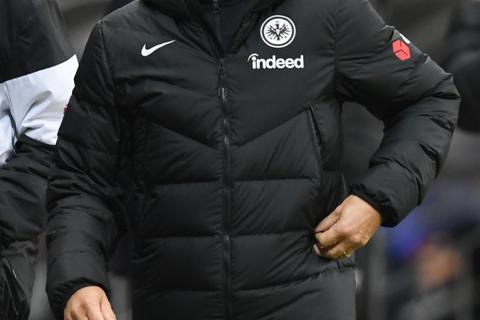 Eintracht-Trainer Adi Hütter. Foto: dpa