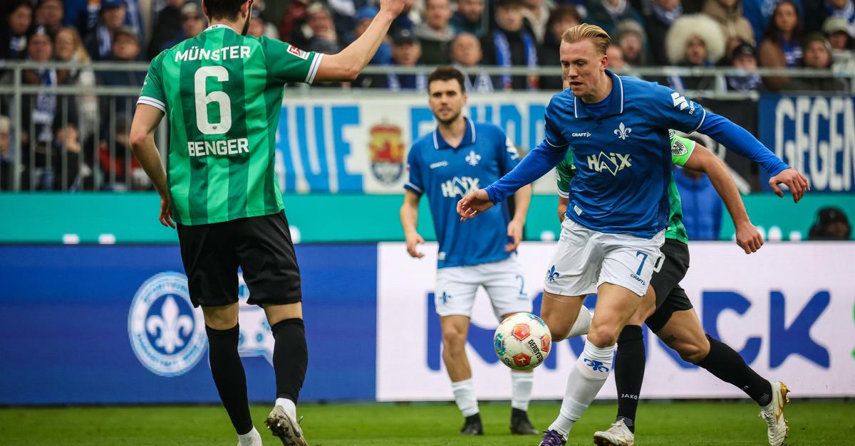 SV Darmstadt 98 erkämpft knappen Sieg gegen Preußen Münster