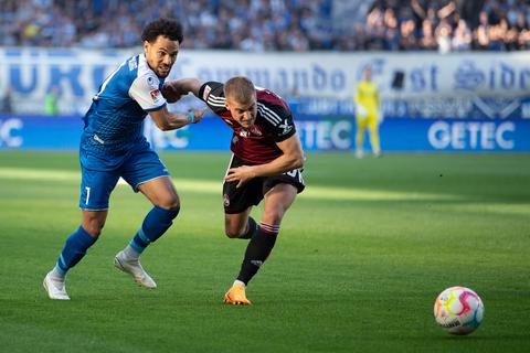 Nürnbergs Fabian Nürnberger steht vor einem Wechsel zu den Lilien.