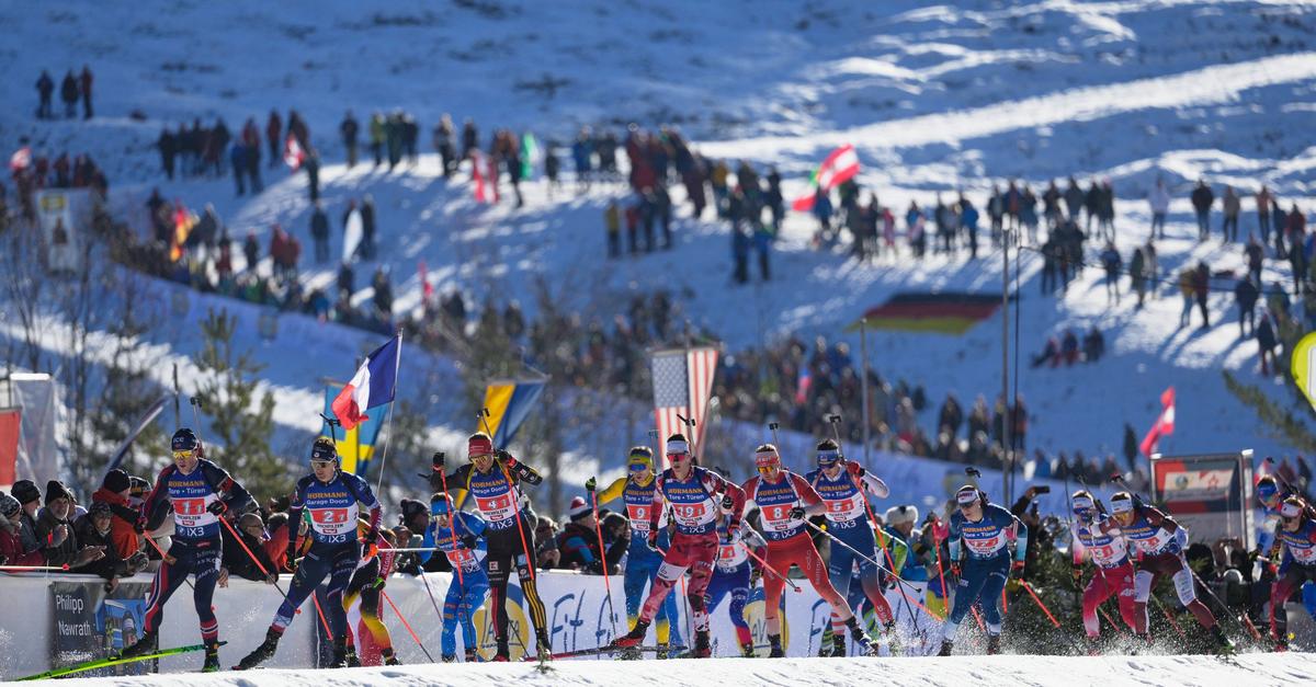 Probleme am Schießstand: Deutsche Biathleten auf Rang fünf