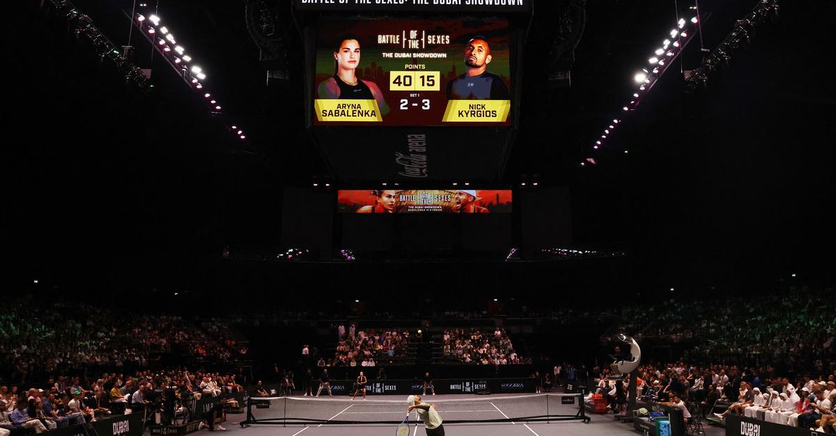 Tennis-Duell der Geschlechter: Kyrgios schlägt Sabalenka