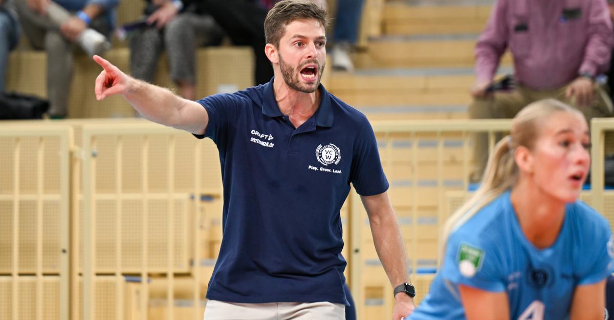 New coach, new style at the volleyball Bundesliga team VC Wiesbaden