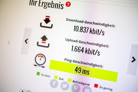 Bei vielen Internetanschlüssen steht nicht die vertraglich zugesicherte Bandbreite zur Verfügung. Foto: dpa